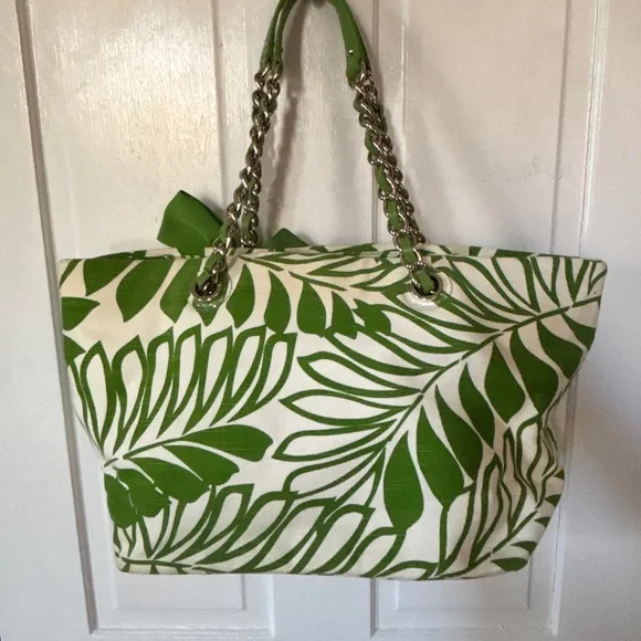 Kate Spade Palm Fronds Canvas Tote - Picture 6 of 11